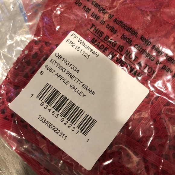 NWT Free People Sitting Pretty Brami Apple Valley - Picture 8 of 8